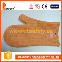 Heat Resistant Glvoe Orange Silicone Oven Glove Dsr322